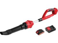 Аккум. воздуходувка WORTEX BB 2018-1 D ALL1 XLT SET 18В, БЕСЩЁТ., 162-450 м.куб/ч, 72-190 км/ч (1334646)