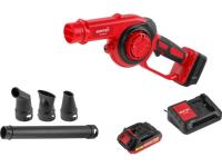 Аккум. воздуходувка WORTEX LX BB 1518-1 D ALL1 XLT SET 18В, 210 м.куб/ч, 129 км/ч (1334644)