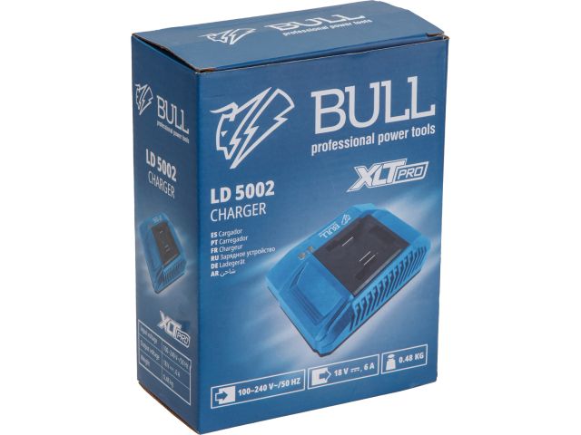 Зарядное устройство BULL LD 5002 1 слот, 6 А XLTpro (18.0 В, 6.0 А, быстрая зарядка) (1329600)