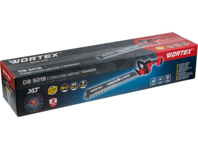 Аккум. кусторез WORTEX DB 5018 ALL1 XLT SOLO 18В, 500 мм, шаг 17 мм (БЕЗ АКБ И ЗУ) (1334649)