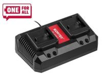 Зарядное устройство WORTEX FC 2120-2 ALL1 XLT 2 слота, 4 А + 4 А (быстрая зарядка) (0329183)