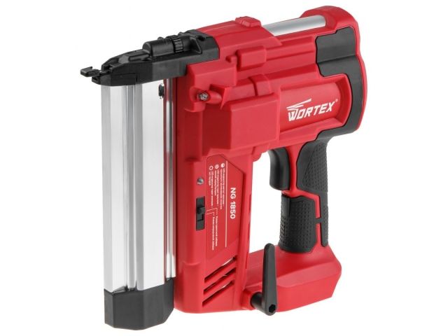 Аккум. гвоздезабиватель WORTEX NG 1850 в кор. ALL1 XLT SOLO, 18 В, 15-50 мм, 100 в мин., 100 шт. (тип гвоздей: 18GA) (0311162)