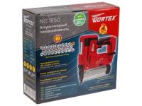 Аккум. гвоздезабиватель WORTEX NG 1850 в кор. ALL1 XLT SOLO, 18 В, 15-50 мм, 100 в мин., 100 шт. (тип гвоздей: 18GA) (0311162)