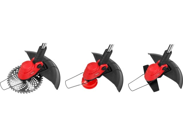 Триммер аккум. WORTEX TB 3018-1 AT ALL1 XLT SOLO (БЕСЩЁТ.ДВИГ.,18В, БЕЗ АКБ И ЗУ, шир.скаш.300 мм, нож 230 мм) (1333546)