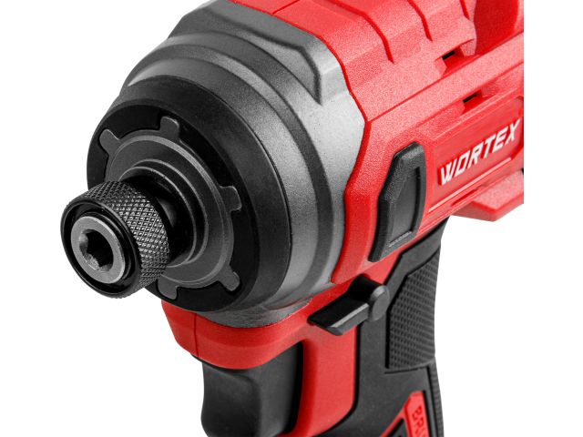 Аккум. ударный гайковерт/винтоверт WORTEX CWR 0218 в чем. XLT 2x2 А*ч, БЕСЩЕТ., 18 В, 220 Н*м (внутр. шестигр. 1/4