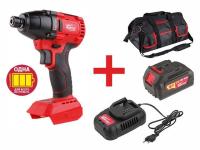 Аккум. ударный гайковерт WORTEX CWR 0118 в кор. ALL1 + АКЦИЯ!(4А акб, з/у, сумка) (WORTEX CWR 0118 в кор. ALL1+З/У+Аккумулятор CBL 1840 ALL1(со скидко (CWR011800029А2)