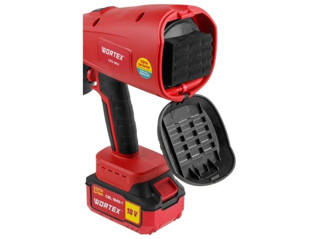 Аккум. краскораспылитель WORTEX CPS 1810 в кор. ALL1 XLT SET 18В, 1 акк., 4 Ач, 700 мл/мин, 1 л б (18 В, 1 акк., 4 Ач, ЗУ, 700 мл/мин, 1 л бак, 2.6 мм (0333270)