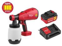 Аккум. краскораспылитель WORTEX CPS 1810 в кор. ALL1 XLT SET 18В, 1 акк., 4 Ач, 700 мл/мин, 1 л б (18 В, 1 акк., 4 Ач, ЗУ, 700 мл/мин, 1 л бак, 2.6 мм (0333270)