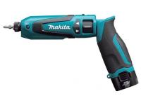 Аккум. шуруповерт MAKITA TD 022 DSE в сумке+ аксессуары (7.2 В, 2 акк., 1.0 А/ч Li-Ion, 1 скор., 25 Нм, шурупы до 6 мм) (TD022DSE)