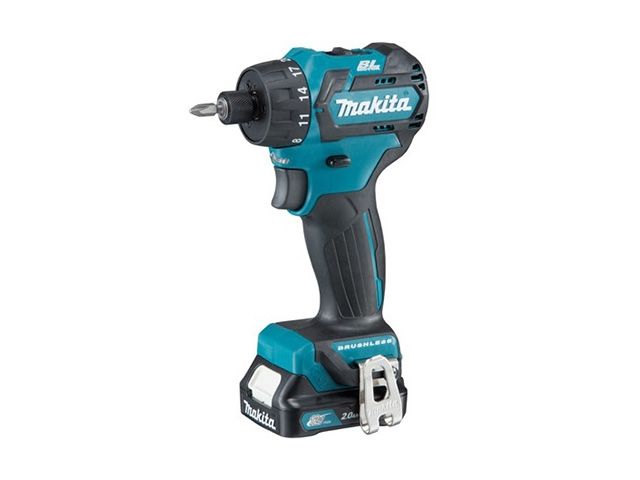 Аккум. шуруповерт MAKITA DF 032 DWAE в чем. (10.8 В, 2 акк., 2.0 А/ч Li-Ion, 2 скор., 32 Нм, шурупы до 10 мм) (DF032DWAE)