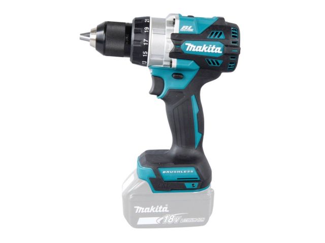 Аккум. ударная дрель-шуруповерт MAKITA LXT DHP 486 Z в кор. (18.0 В, БЕЗ АККУМУЛЯТОРА, 2 скор., 130 Нм, шурупы до 13 мм, сверление в металле до 13 мм) (DHP486Z)