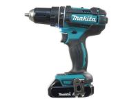 Аккум. ударная дрель-шуруповерт MAKITA LXT DHP 482 SYE в чем. (18.0 В, 2 акк., 1.5 А/ч Li-Ion, 2 скор., 62 Нм, шурупы до 13 мм, сверление в металле до (DHP482SYE)