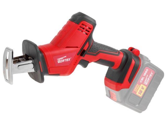 Аккум. сабельная пила WORTEX CSR 1018 E в кор. ALL1 XLT SOLO 18В, дер.100 мм (18 В, БЕЗ АКБ И ЗУ, дерево до 100 мм, металл до 6 мм, пластик до 40 мм) (CSR1018E0029)