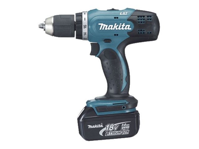 Аккум. ударная дрель-шуруповерт MAKITA LXT DHP 453 SYE в чем. (18.0 В, 2 акк., 1.5 А/ч Li-Ion, 2 скор., 42 Нм, шурупы до 13 мм, сверление в металле до (DHP453SYE) Аккум. ударная дрель-шуруповерт MAKITA LXT DHP 453 SYE в чем. (18.0 В, 2 акк., 1.5 А/ч Li-Ion, 2 скор., 42 Нм, шурупы до 13 мм, сверление в металле до (DHP453SYE)