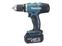 Аккум. ударная дрель-шуруповерт MAKITA LXT DHP 453 SYE в чем. (18.0 В, 2 акк., 1.5 А/ч Li-Ion, 2 скор., 42 Нм, шурупы до 13 мм, сверление в металле до (DHP453SYE)