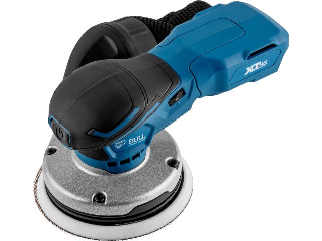 Аккум. эксцентриковая шлифмашина BULL CRS 1218 E в кор. XLTpro SOLO БЕСЩЁТ., 18 В, 125 мм (Регул. об., амплитуда колебаний: 2,5 мм) (1304691)