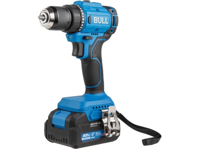 Аккум. дрель-шуруповерт BULL SR 1803 в чем. XLTpro БЕСЩЕТ., 2x2 А*ч, 18 В, 45 Н*м, БЗП 10 мм (шурупы до 10 мм) (1329602)