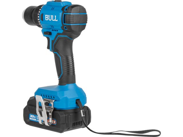 Аккум. дрель-шуруповерт BULL SR 1803 в чем. XLTpro БЕСЩЕТ., 2x2 А*ч, 18 В, 45 Н*м, БЗП 10 мм (шурупы до 10 мм) (1329602)