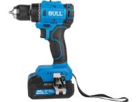 Аккум. дрель-шуруповерт BULL SR 1803 в чем. XLTpro БЕСЩЕТ., 2x2 А*ч, 18 В, 45 Н*м, БЗП 10 мм (шурупы до 10 мм) (1329602)