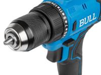 Аккум. дрель-шуруповерт BULL SR 1803 в чем. XLTpro БЕСЩЕТ., 2x2 А*ч, 18 В, 45 Н*м, БЗП 10 мм (шурупы до 10 мм) (1329602)