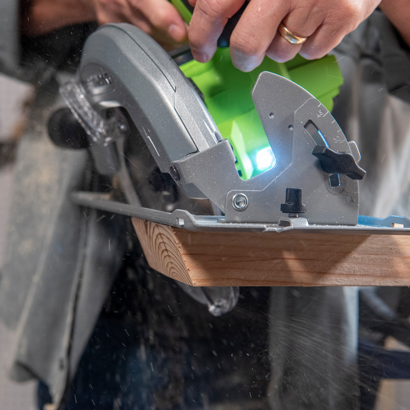 Циркулярная пила Greenworks GD24CS 24V аккумуляторная, без АКБ и ЗУ