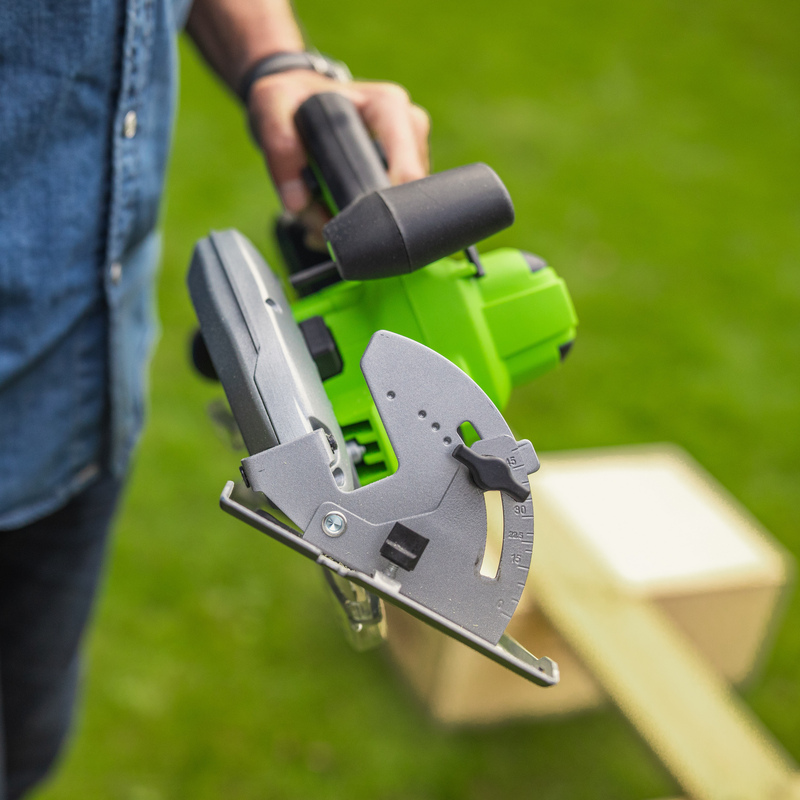 Циркулярная пила Greenworks GD24CS 24V аккумуляторная, без АКБ и ЗУ