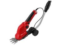 Аккум. ножницы садовые WORTEX SG 4015 в кор. + насадка-кусторез Li-ion, 3.6В, 70 мм (трава), 115 мм (3.6 В, 1 акк., 1.5 А/ч, Li-Ion, шир. ножа 70 мм ( (0311123)