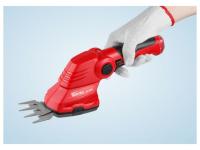 Аккум. ножницы садовые WORTEX SG 4015 в кор. + насадка-кусторез Li-ion, 3.6В, 70 мм (трава), 115 мм (3.6 В, 1 акк., 1.5 А/ч, Li-Ion, шир. ножа 70 мм ( (0311123)