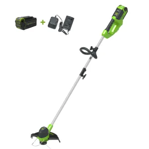 Триммер Greenworks G40LTK4 40V (30 см) аккумуляторный, с АКБ 4 А/ч и ЗУ