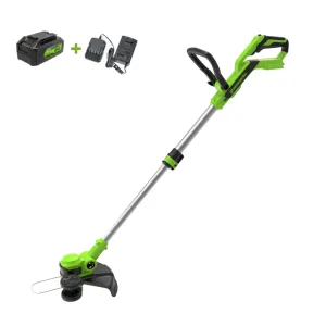 Триммер Greenworks G24LT30K4 24V (30.5 см) аккумуляторный, с АКБ 4 А/ч и ЗУ