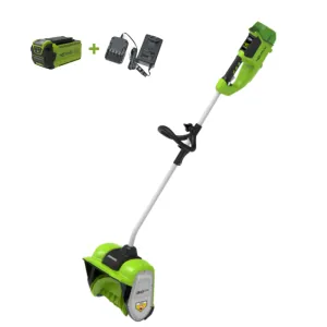 Снегоуборщик Greenworks GD40SSK2 40V (30 см) аккумуляторный, с АКБ 2 А/ч и ЗУ