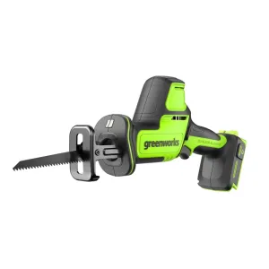 Сабельная пила Greenworks GPT-CRS-25 24V (80 мм) аккумуляторная, без АКБ и ЗУ