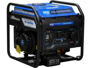 Электростанция (генератор инверторный бензиновый) ECO PE-10000ESI (инверторный, электростарт, 7.5 кВт, 230 В, автозапуск*, бак 25.0 л, вес 72 кг) (EC1710-3)
