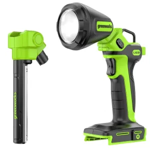 LED-фонарь 2в1 Greenworks G24UL 24V (650Лм) аккумуляторный, без АКБ и ЗУ