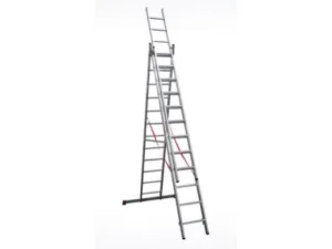Лестница алюм. 3-х секц. 309/796/328 см 3х12 ступ. 20,2кг  NV3230 Новая Высота (макс. нагрузка 150кг) (3230312)