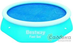 Аксессуары для бассейнов Bestway Солнечное покрывало 210 см для бассейна 244 см 58060