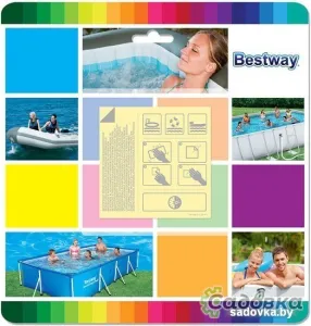 Аксессуары для бассейнов Bestway Набор для ремонта надувных изделий 62091, 10 шт