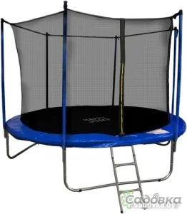 Батут Happy Jump 10ft-i Pro 312 см с внутренней сеткой и лестницей