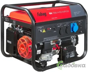 Бензиновый генератор Fubag BS 7500 A ES Duplex (с коннектором автоматики)