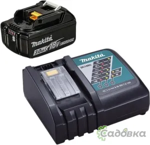 Аккумулятор с зарядным устройством Makita BL1830B + DC18RC (18В/3.0 Ah + 7.2-18В)