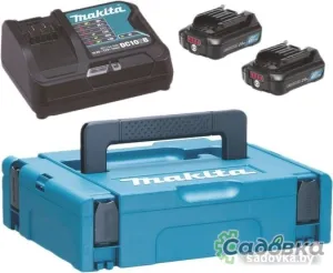 Аккумулятор с зарядным устройством Makita BL1021B + DC10SB (12В/2 Ah + 12В)