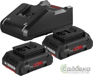 Аккумулятор с зарядным устройством Bosch ProCORE Professional 1600A01BA3 (18В/4 Ah + 14.4-18В)