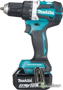 Дрель-шуруповерт Makita DDF484RME (с 2-мя АКБ, кейс)