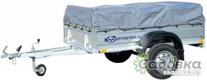 Прицеп для автомобиля КМЗ Классика 2х1.25м (тент)