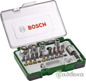 Набор торцевых головок и бит Bosch Promoline 2607017160 27 предметов