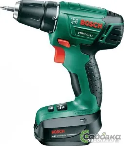 Дрель-шуруповерт Bosch PSR 14.4 LI 0603954309 (с 1-им АКБ, набор оснастки)