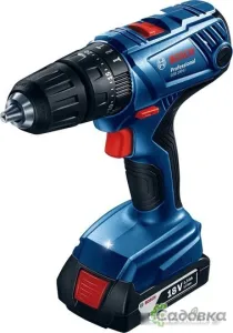 Дрель-шуруповерт Bosch GSB 180-LI Professional 06019F8300 (с 2-мя АКБ, кейс)