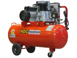 Компрессор HDC HD-A101 ременной (396 л/мин, 10 атм, ременной, масляный, ресив. 100 л, 220 В, 2.20 кВт) (HDC Equipment) (HD-A101)