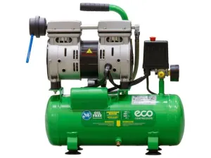 Компрессор ECO AE-10-OF1 безмасляный (120 л/мин, 8 атм, коаксиальный, безмасляный, ресив. 10 л, 220 В, 0,7 кВт) (AE-10-OF1)