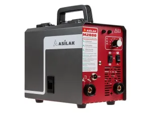 Полуавтомат сварочный ASILAK M2000 (230В; 20-180 А; 80В; FLUX/MMA/TIG LIFT; байонетный разъем; без подкл. газа) (AS1569-5)